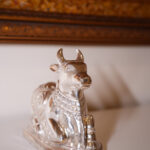 Silver Nandi Bull Decor